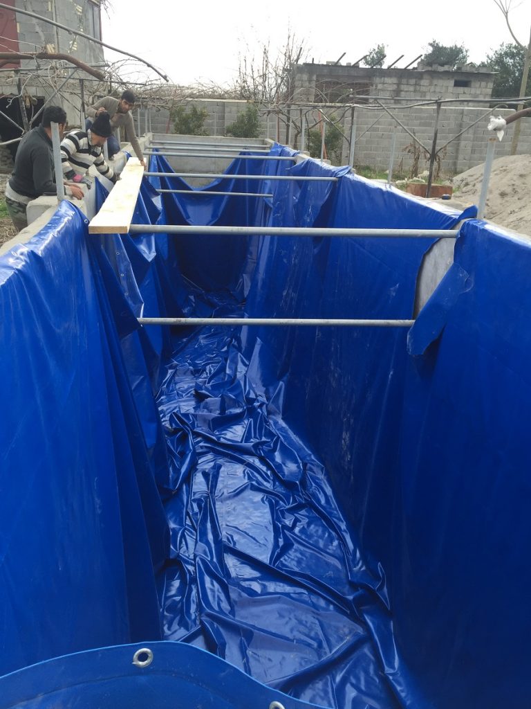 استخر پرورش ماهی فایبرگلاس