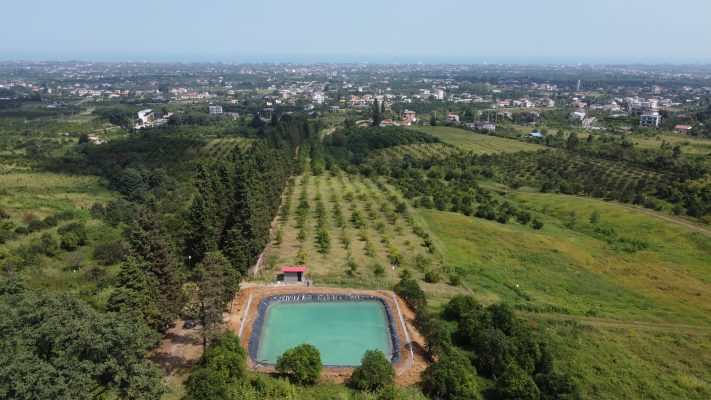 زیباترین استخر ذخیره آب کشور